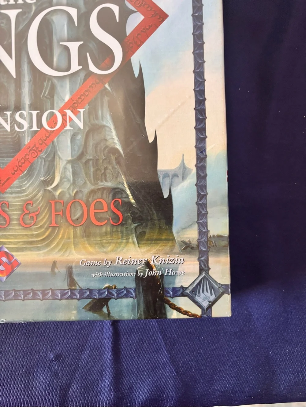 Lord of the Rings Friends & Foes Expansion Board Game 2001 Germany LOTR Sealed